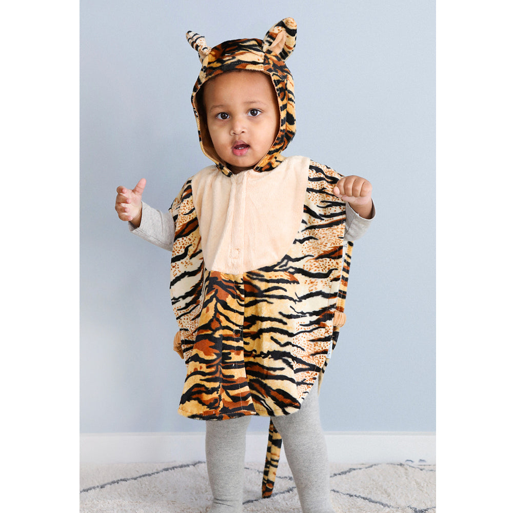 Den goda Fen Animal Costume, Tiger Cape - Ages 1-4