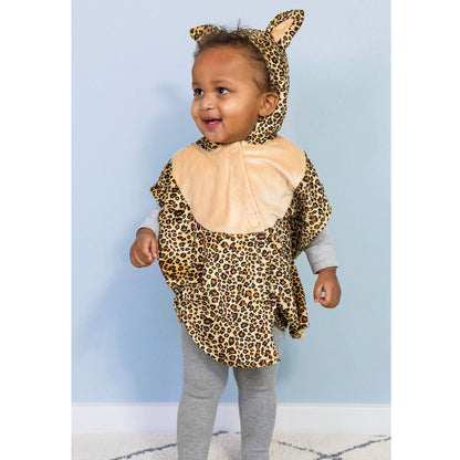 The Good Fairy Animal Costume, Leopard Cape - Size 1-4 Years
