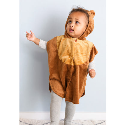 The Good Fairy Animal Costume, Bear Cape - Size 1-4 Years
