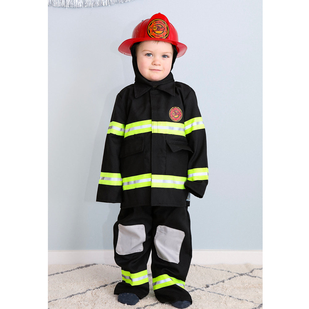 Den Goda Fen Costume, Firefighter Outfit - Sizes 4-6 Years
