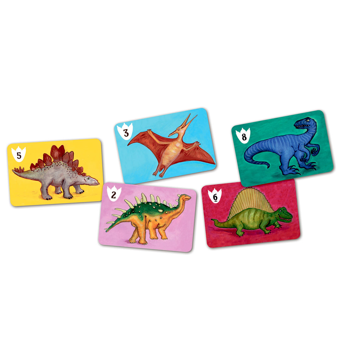Djeco Card Game, Batasaurus - Travel-Friendly Memory Game