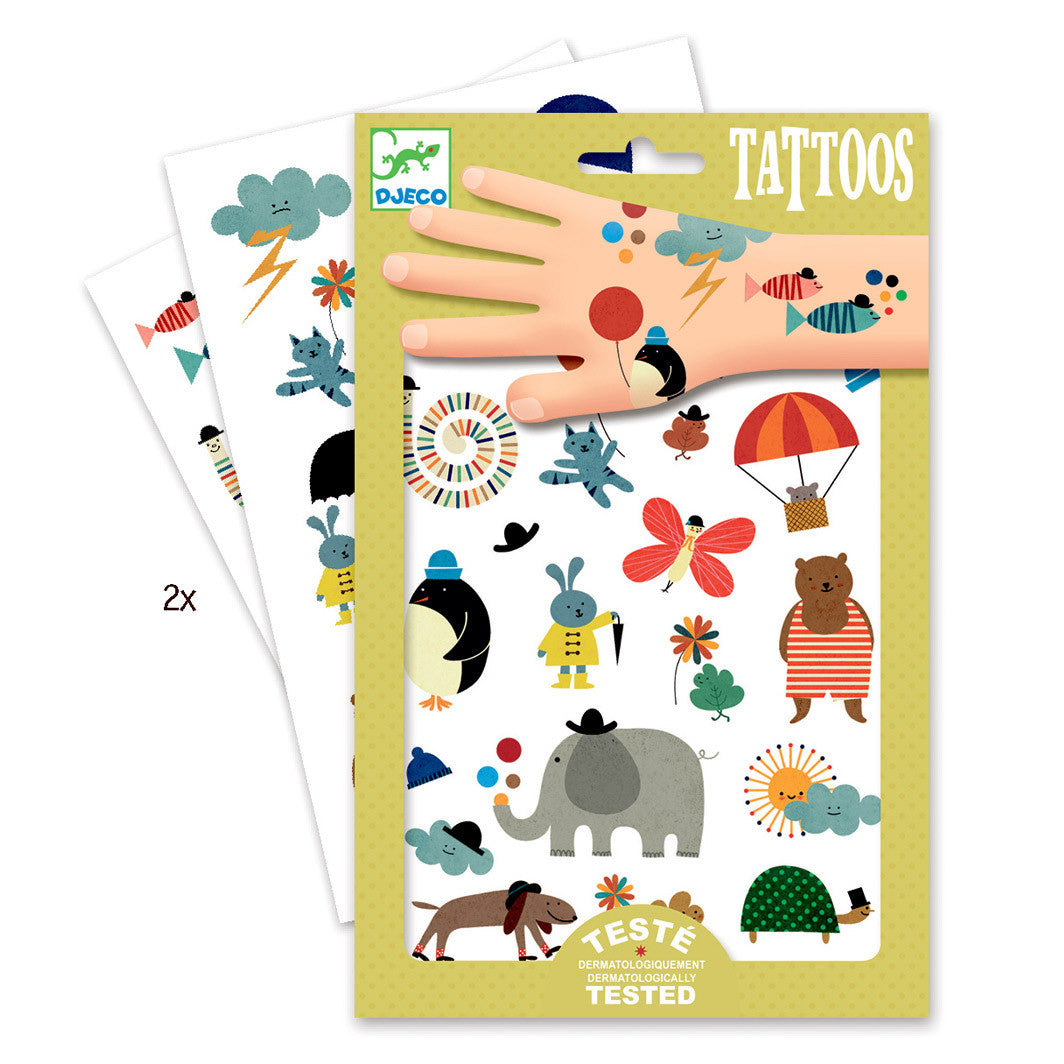 Djeco Tattoos - Delightful Friends