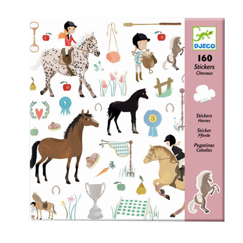 Djeco klistermærker, heste