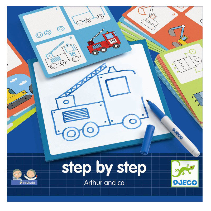 Djeco lær at tegne, trin for trin - Arthurs verden