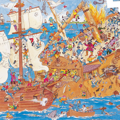 Djeco puslespil, pirat -  100 brikker