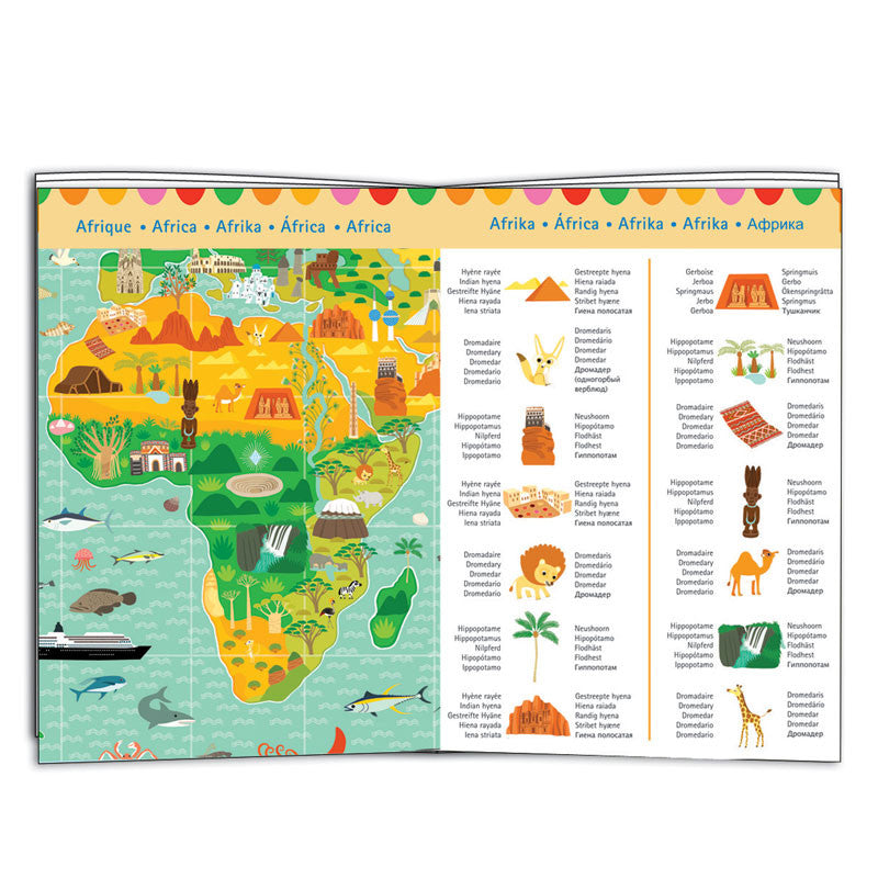 Djeco puslespil, verdens monumenter - 200 brikker