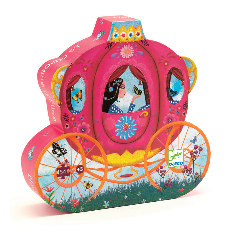 Djeco silhuetpuslespil, karet - 54 brikker