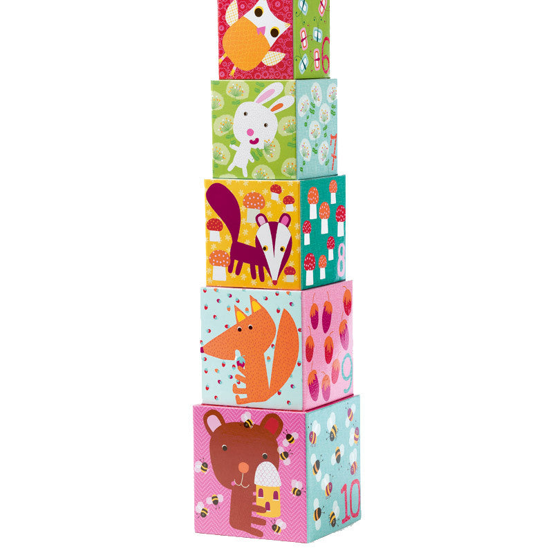 Djeco stabelklodser, Skoven