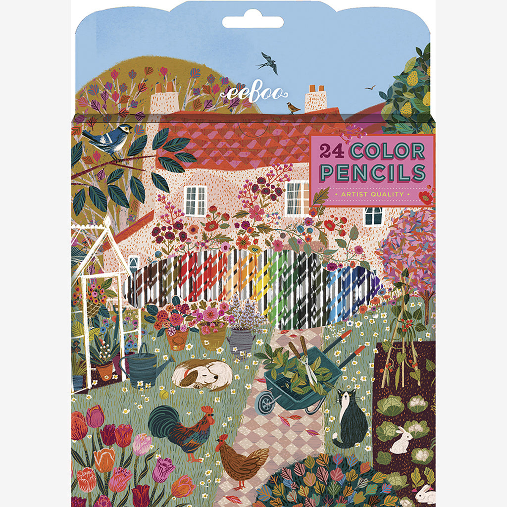 Eeboo Colored Pencils, Set of 24 – English Cottage
