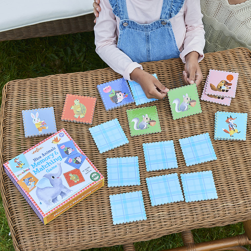 Eeboo Memory Game, Cute Animals