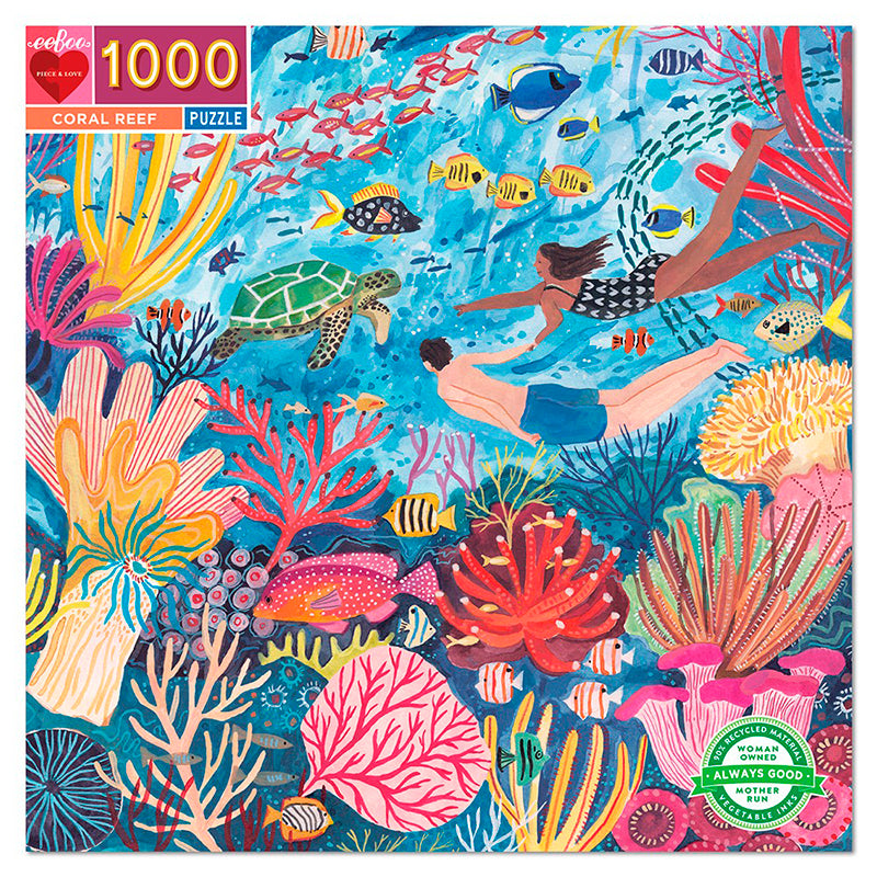 Eeboo Puzzle, Beneath the Waves – 1000 Pieces