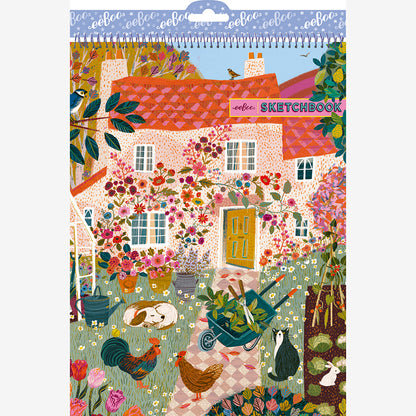 Eeboo A4 Sketchpad – English Cottage