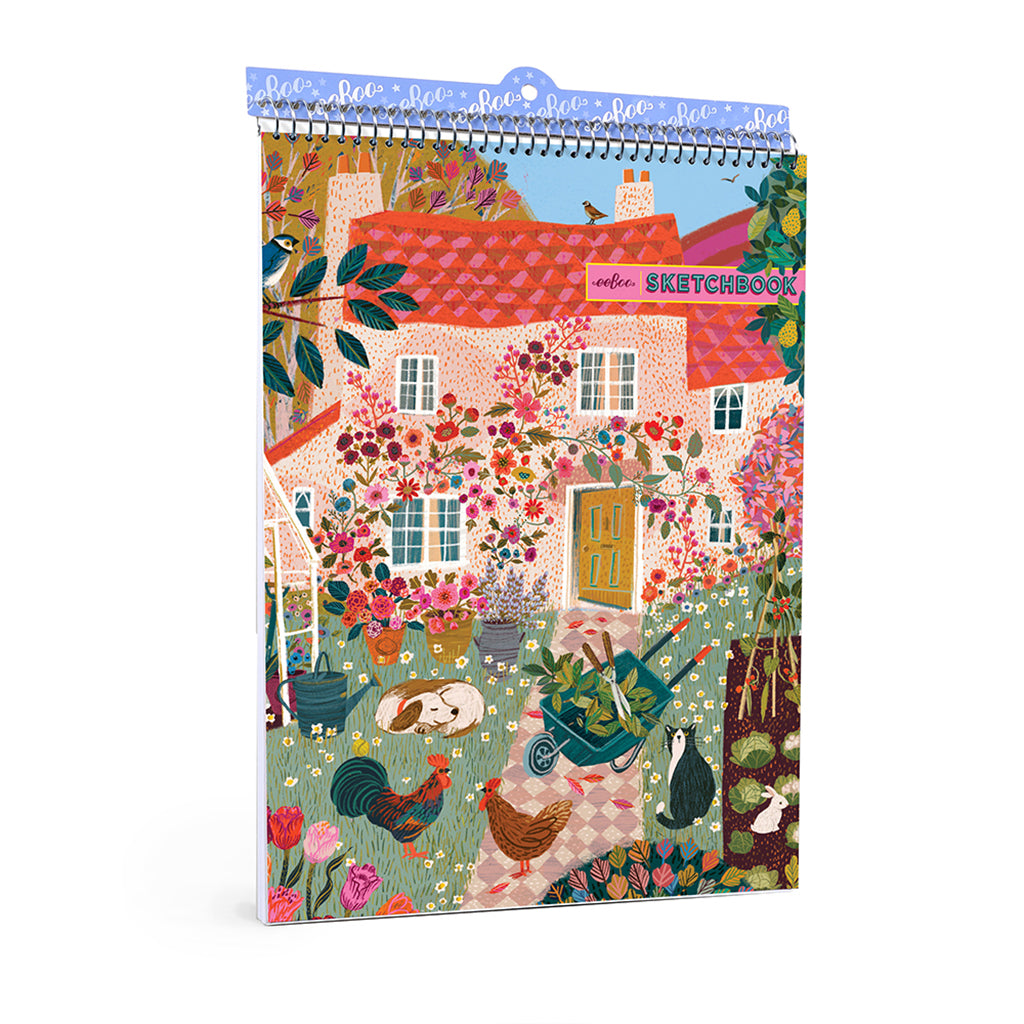 Eeboo A4 Sketchpad – English Cottage