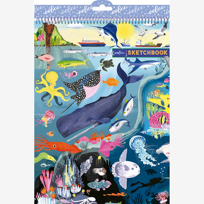 Eeboo Sketchpad in A4 Format - Under the Sea