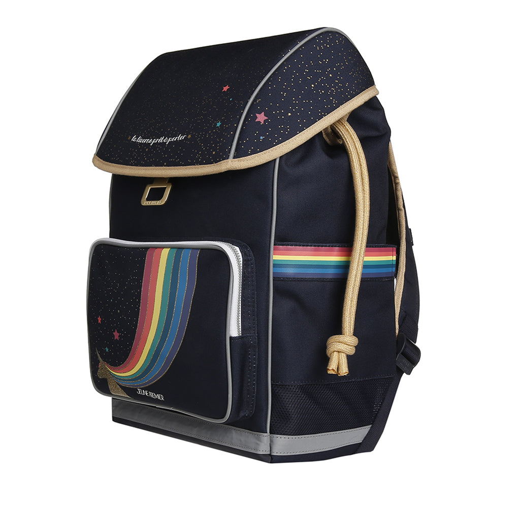 Jeune Premier Ergonomic Backpack, Unicorn Gold - Ages 6-10