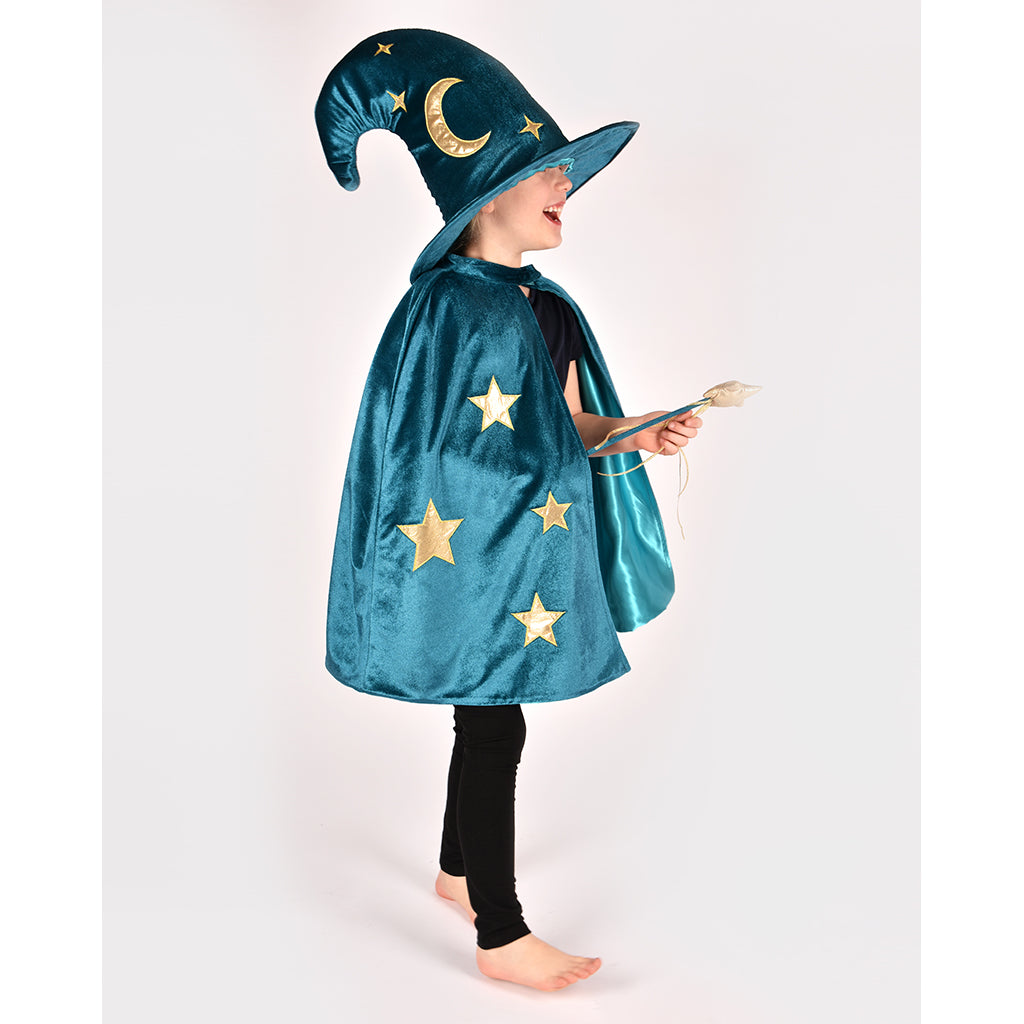 Den goda Fen Magician Costume, Age 3–8 Years