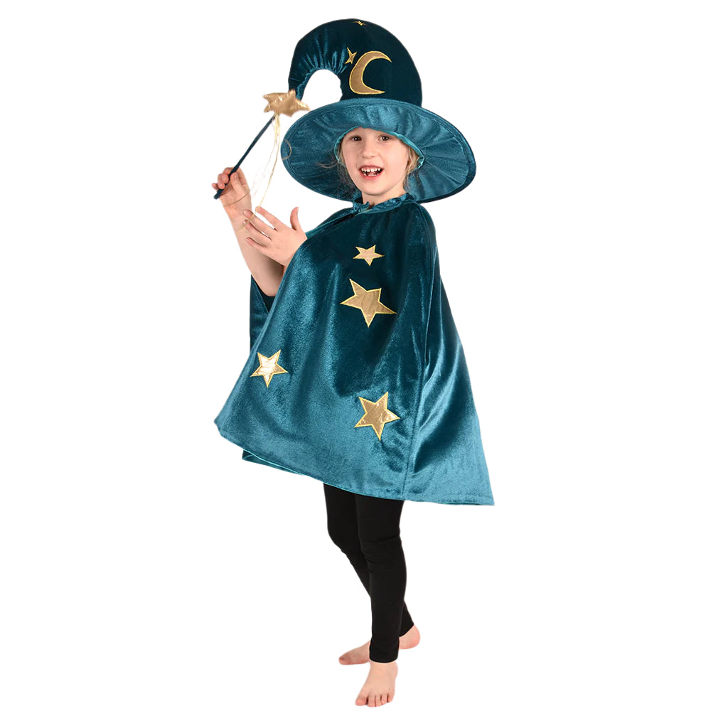Den goda Fen Magician Costume, Age 3–8 Years