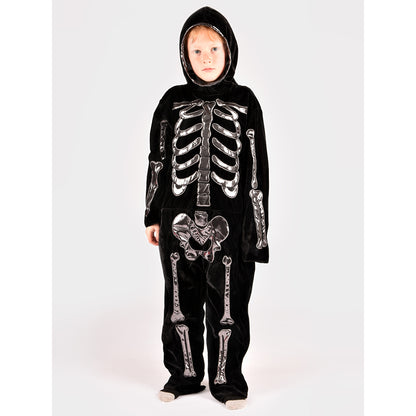Den goda Fen Costume, Skeleton Jumpsuit – Ages 4-6