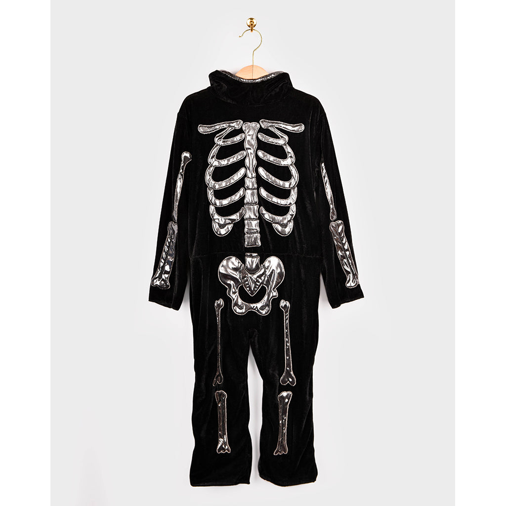 Den goda Fen Costume, Skeleton Jumpsuit – Ages 4-6