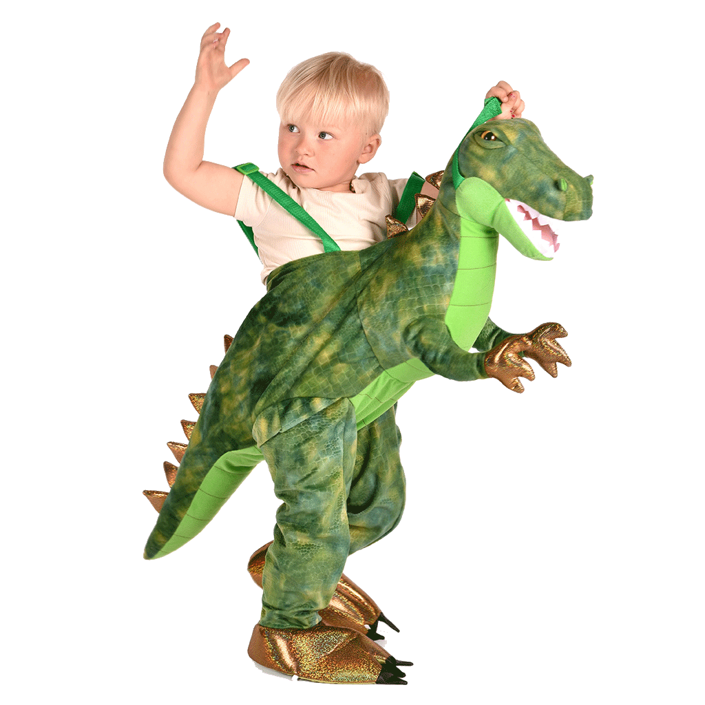 Den goda Fen Animal Costume, Dinosaur Jump-In – Ages 3-8