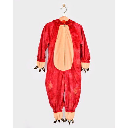 The Good Fairy Animal Costume, Dinosaur Triceratops Jumpsuit - Ages 3-5