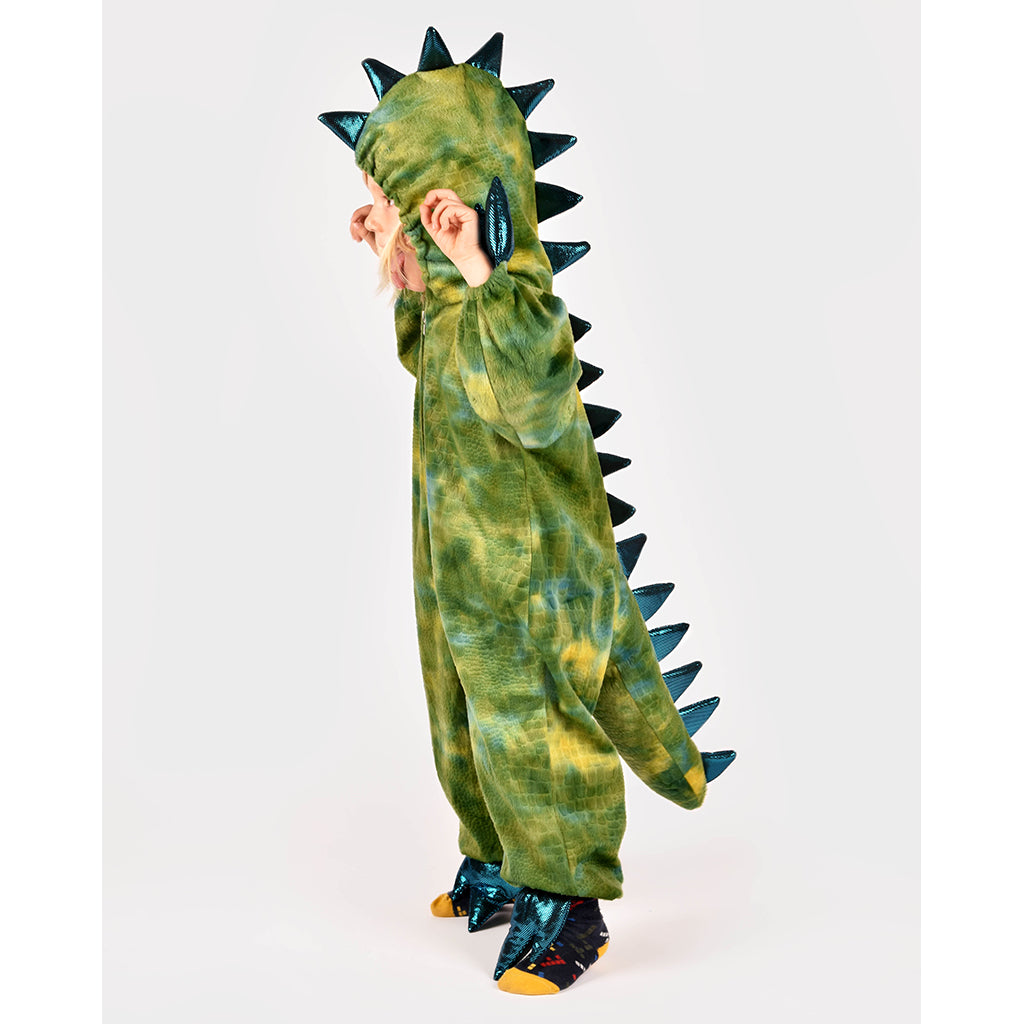 Den goda Fen Animal Costume, Dinosaur Jumpsuit – Ages 3-5