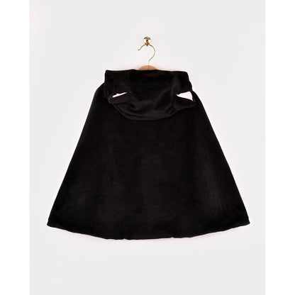 The Good Fairy Animal Costume, Black Cat Cape - Size 3-8 Years