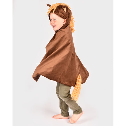 The Good Fairy Animal Costume, Horse Cape - Size 3-8 Years