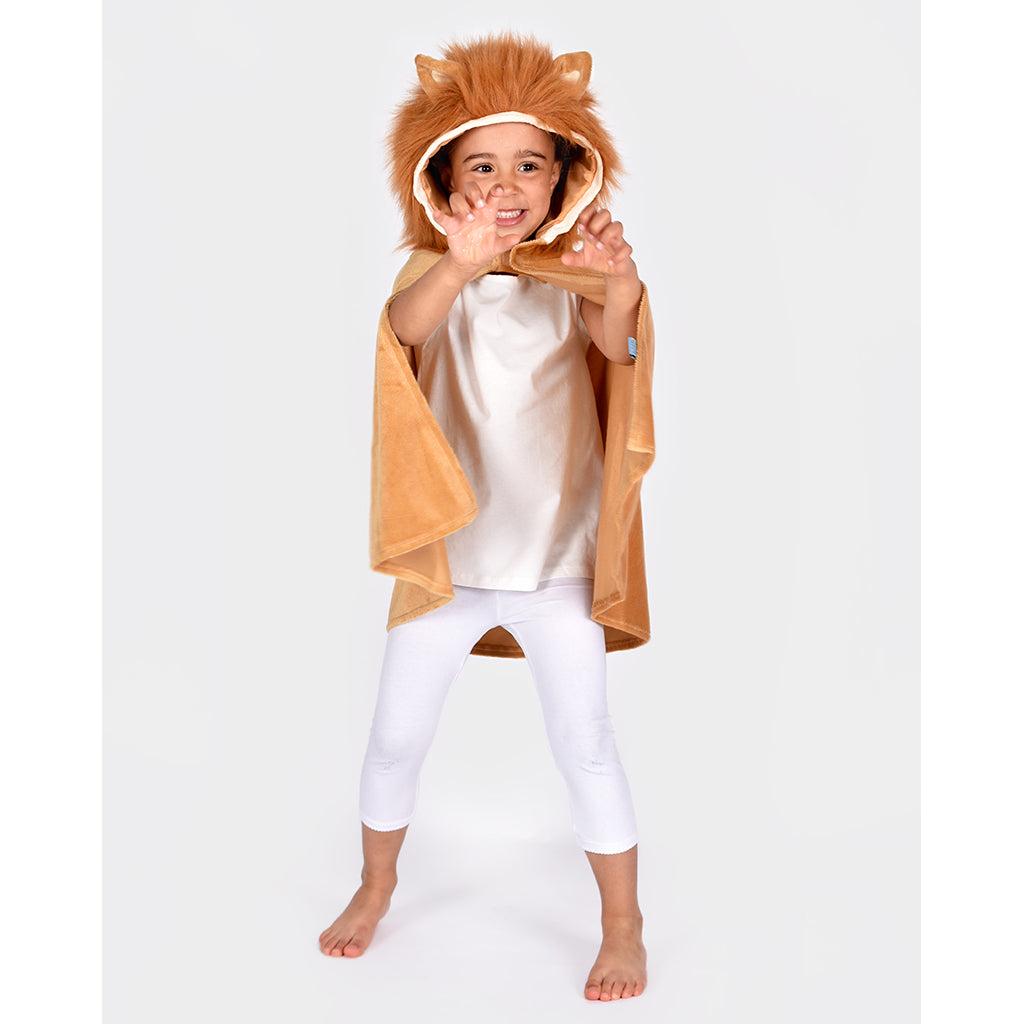 The Good Fairy Animal Costume, Lion Cape - Size 3-8 Years