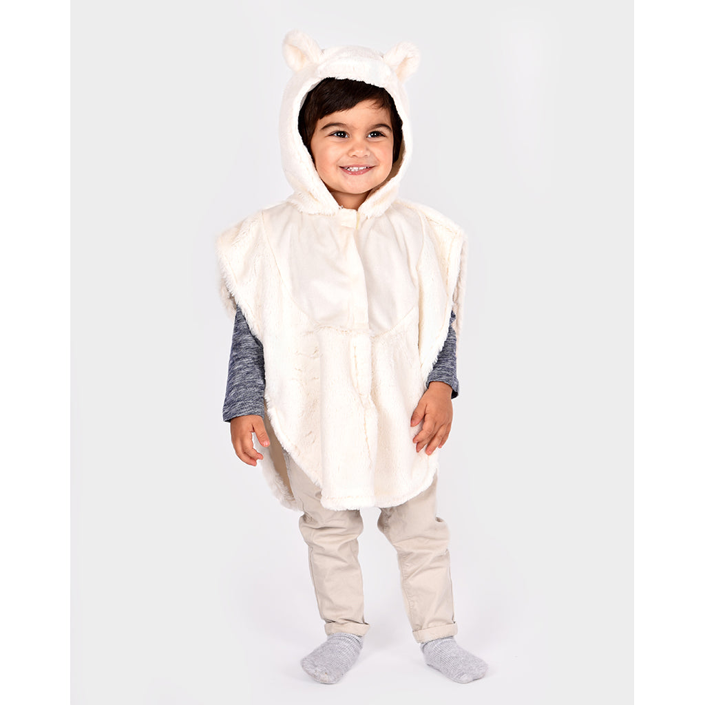 The Good Fairy Animal Costume, Polar Bear Cape - Size 1-4 Years