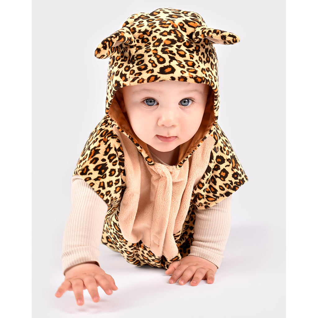 The Good Fairy Animal Costume, Leopard Cape - Size 1-4 Years