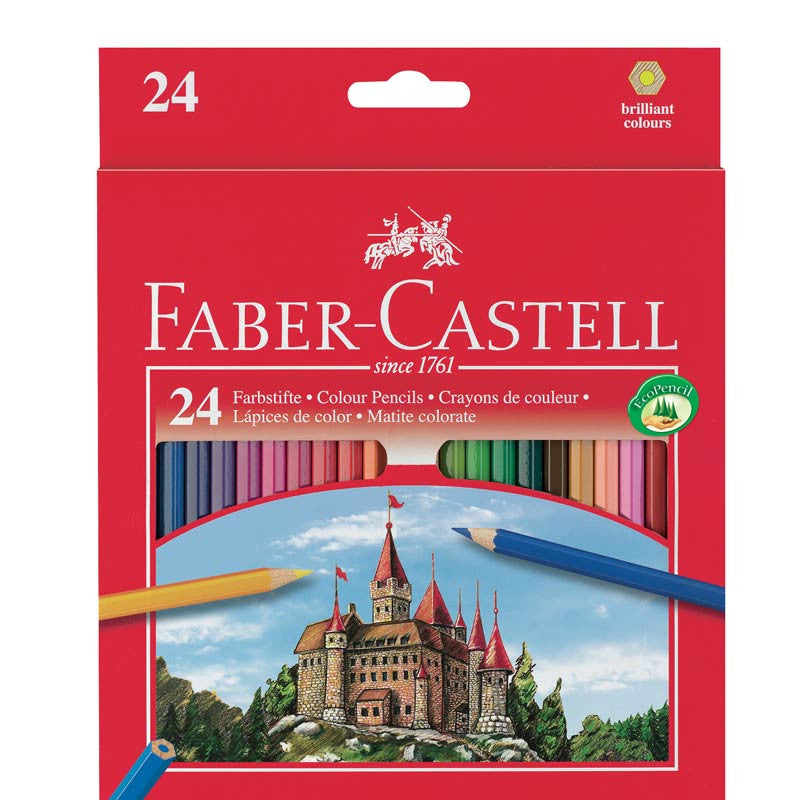 Faber-Castell, 24 stk farveblyanter