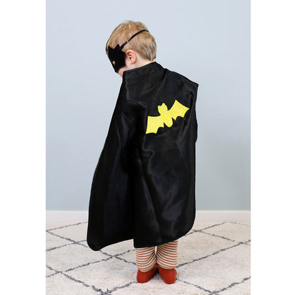 Great Pretenders Costume, Reversible Cape and Mask, Spiderman/Batman - Size 4-6 Years
