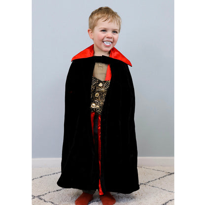 Souza Dracula Cape and Teeth, Size 4-8 Years
