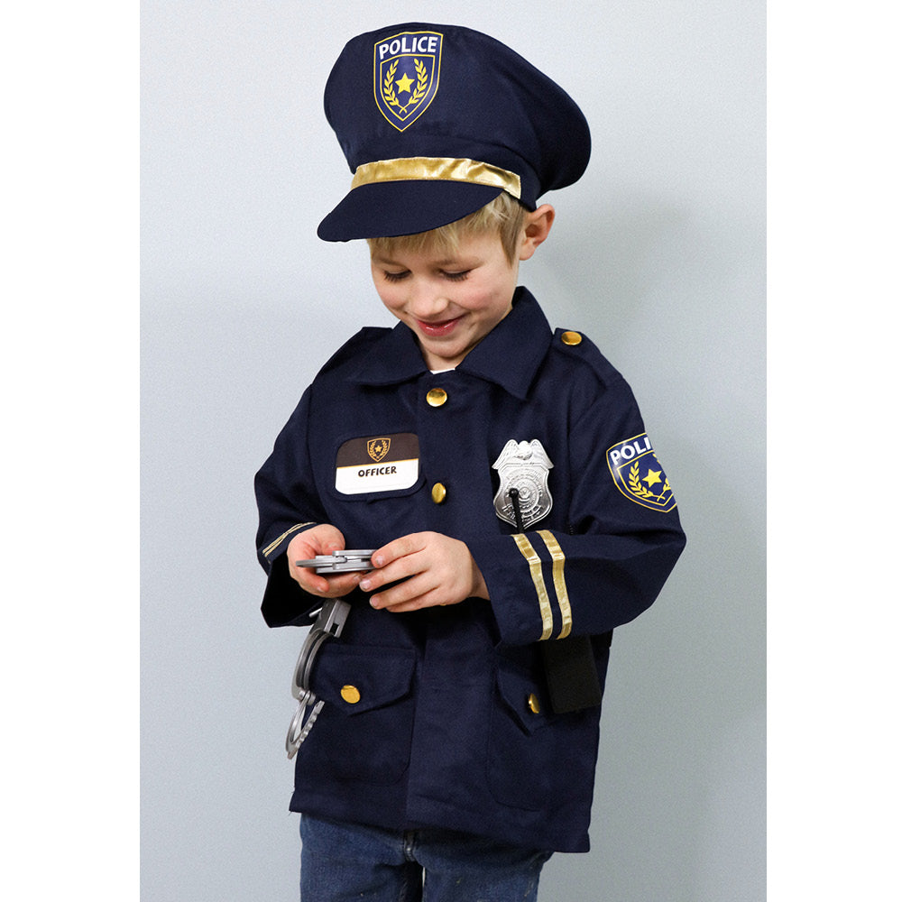 Great Pretenders Dress-Up Costume, Policeman with Hat and Accessories - Size 3-6 Years