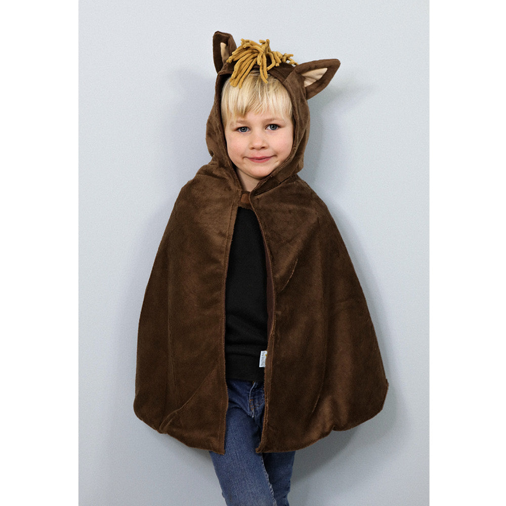 The Good Fairy Animal Costume, Horse Cape - Size 3-8 Years
