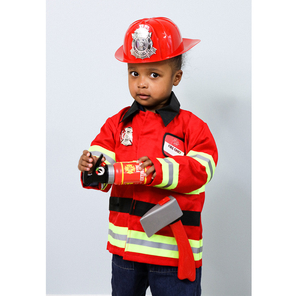 Great Pretenders Dress-Up, Firefighter with Accessories – Ages 3-6