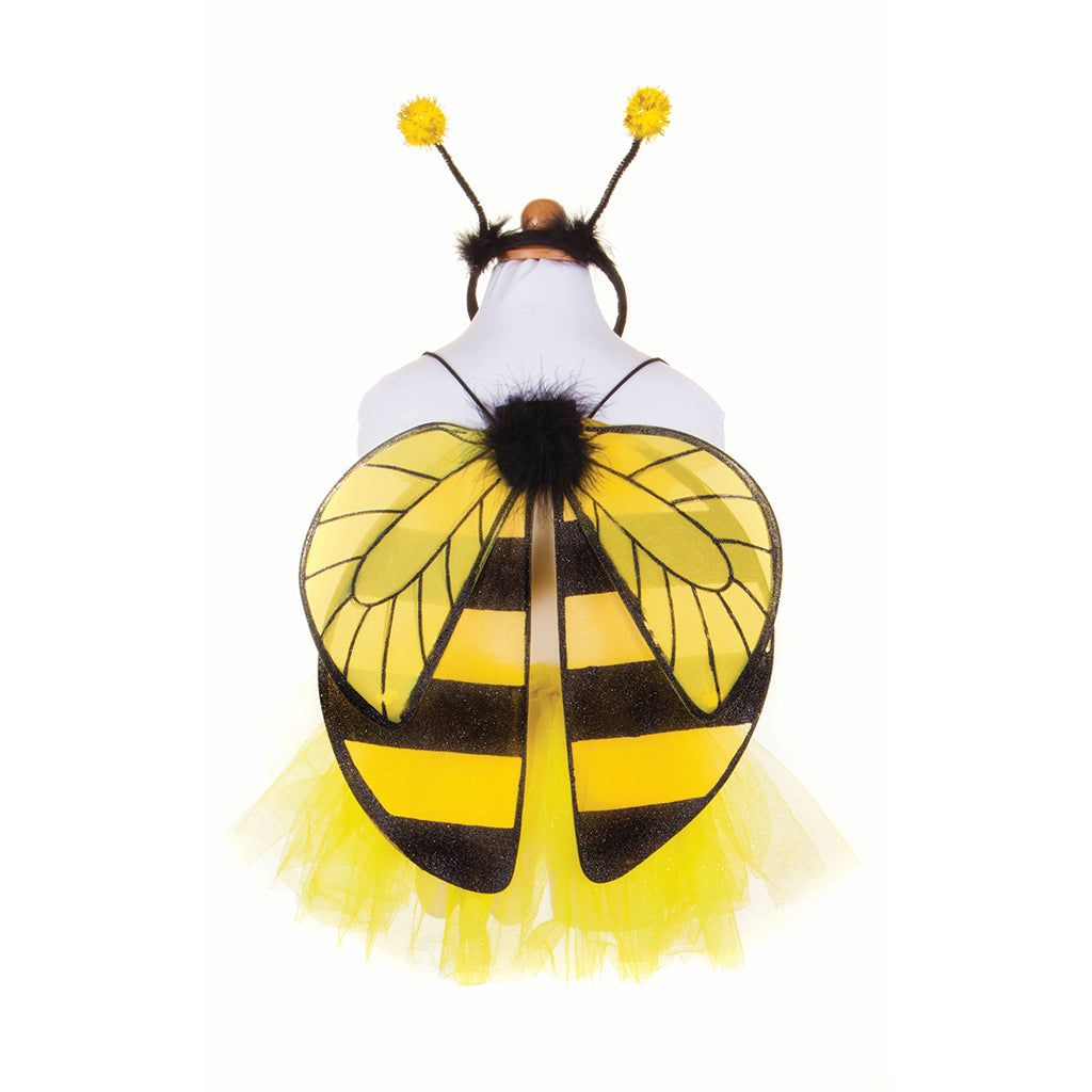Great Pretenders udklædningstøj, Glitter humlebi sæt - str. 4-6 år
