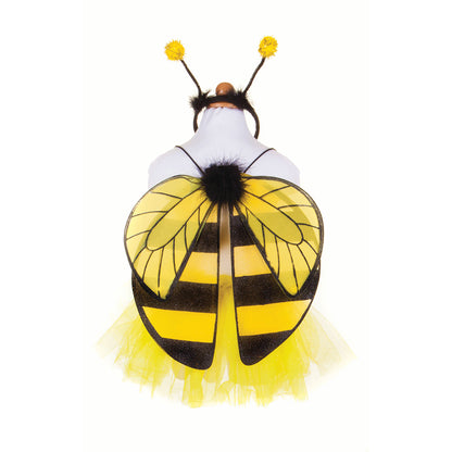 Great Pretenders udklædningstøj, Glitter humlebi sæt - str. 4-6 år