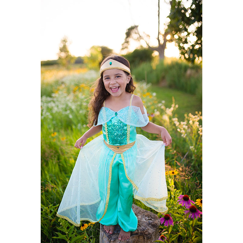 Great Pretenders Dress-Up, Princess Jasmin Costume – Ages 3-6