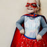 Great Pretenders udklædningstøj, Superhelte pige m. maske - str. 4-6 år