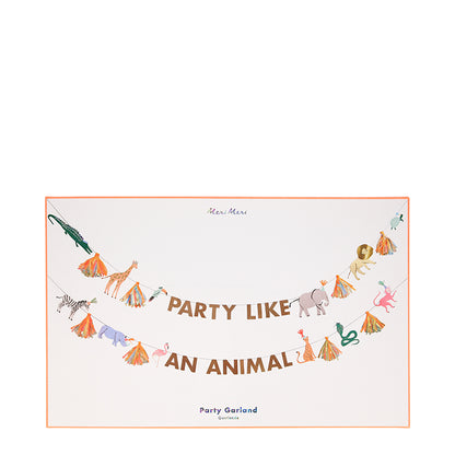 Meri Meri Garland with Safari Animals – 3.8 Meters