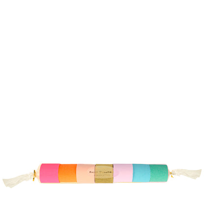 Meri Meri Crepe Paper Roll, 7 Colors - Bright