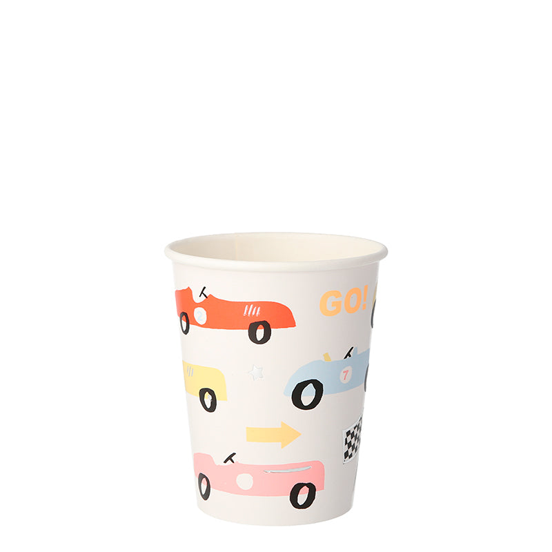 Meri Meri Race Car Paper Cups – Pack of 8