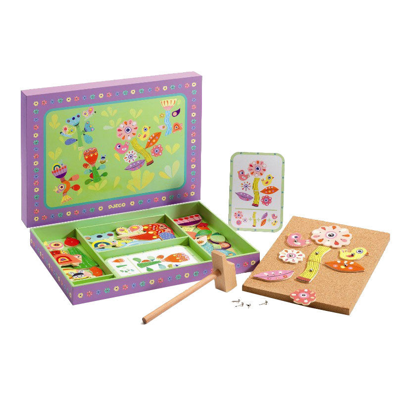 Djeco sømbræt, Hammermosaik, haven