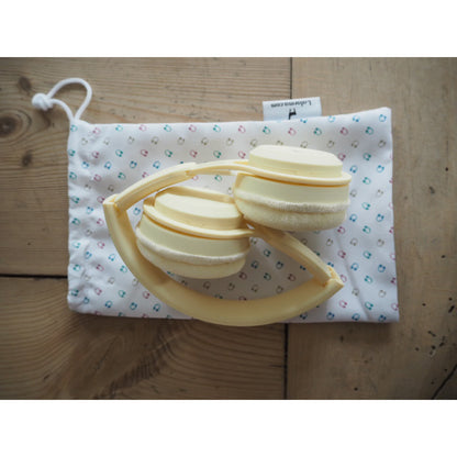 Lalarma Wireless Headphones with a Maximum Volume of 85 dB, Yellow