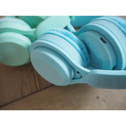Lalarma Wireless Headphones with Maximum 85 dB, Mint Pastel