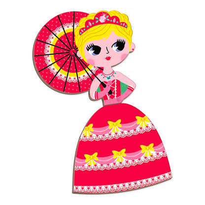 Janod Magnetic Book, Princess