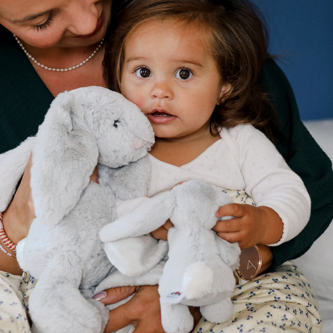 Jellycat Plush Toy, Bashful Grey Bunny - 31 cm