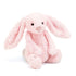 Jellycat bamse, Bashful lyserød kanin - 28 cm